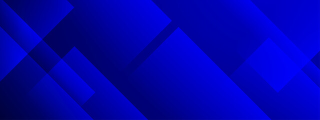Obraz premium Blue vector abstract geometrical shape modern banner