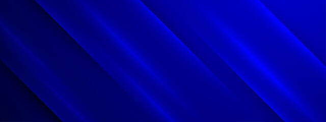 Blue banner abstract art vector with shapes