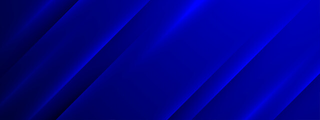 Blue minimal geometric shape abstract banner