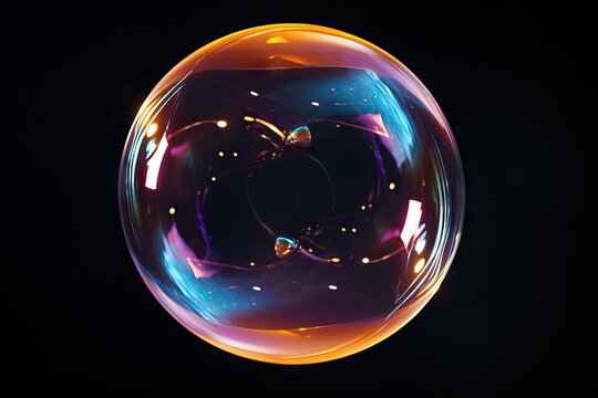 background dark bubble soap translucent Beautiful abstract air water ball black blow circle clean cleanliness clear design fantasy floating flying foam