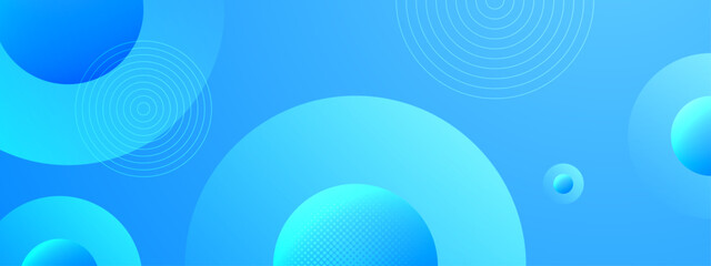 Blue geometric abstract background overlap layer on bright space with waves decoration. Minimalist modern graphic design element cutout style concept for banner, flyer, card, or brochure cover