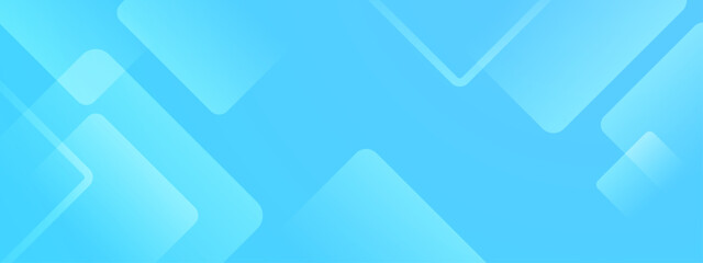 Blue geometric abstract background overlap layer on bright space with waves decoration. Minimalist modern graphic design element cutout style concept for banner, flyer, card, or brochure cover