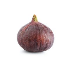 Fresh juicy fig isolated on white background