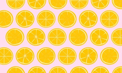 seamless pattern with orange 