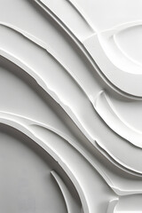 a plaster curved background