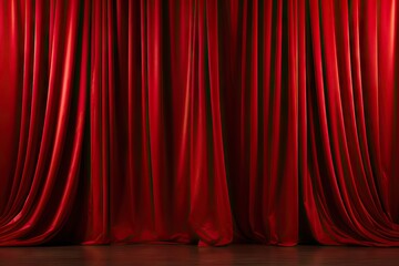 curtain red illustration seamless Horizontally act auditorium background broadway ceremony cinema circus classical comedy concert decoration drama drape elegance entertainment