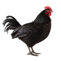Fototapeta premium Beautiful chicken, cut out - stock png. 