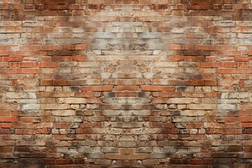 background wall brick aged ancient architecture blank block brickwork building cement construction fractured crannied crevice damaged detail dirty empty facades frame grey home - obrazy, fototapety, plakaty
