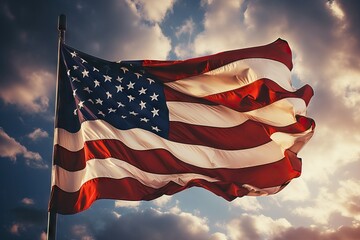 filter instagram wth toned sky waving flag american america background banner blue bright building closeup colours country culture fabric field flying fourth freedom glory green