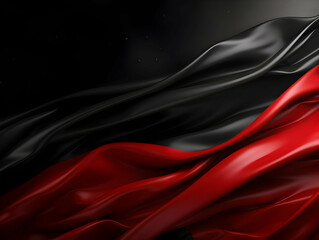 Obraz premium United arab emirates national flag background, UAE flag weaving made by silk cloth fabric, UAE background, ai generated image