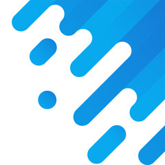 Rounded lines shapes in diagonal rhythm dynamic composition. Geometric Rounded Shape Background.