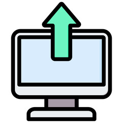 Publish Outline Color Icon