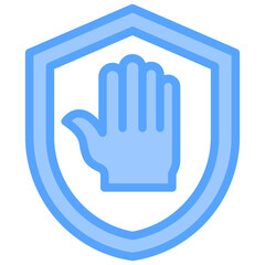 Prevention Blue Icon