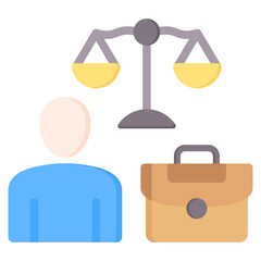 Employment Law Flat Icon