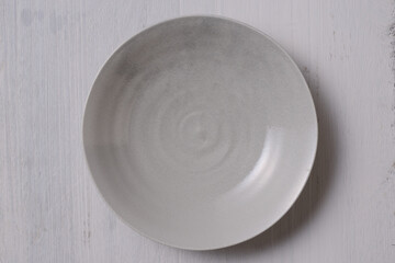 灰色の皿の背景素材
