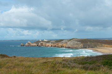 Joli paysage de mer sur la presqu'île de Crozon - Bretagne France