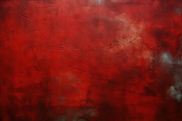 background Red Decorative Grunge Abstract texture banner wall blank scarlet ruddy crimson dark february 14 christmas in plaster stucco wide rough uneven