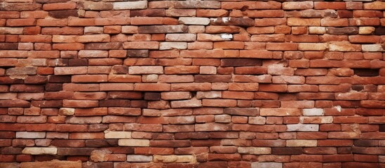 Fototapeta premium Red brick wall texture background