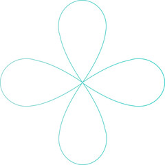 blue star shape brutalist abstract geometric style