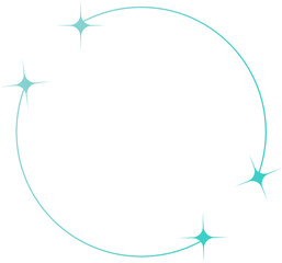 blue star shape brutalist abstract geometric style