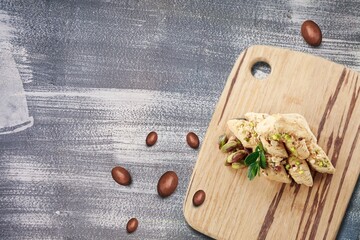 Tasty fresh sweet food dish