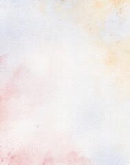 Abstract pink painted watercolor paper background texture, pastel watercolor design with digital...