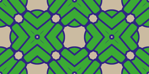 Seamless colorful geometric casual allover textile print block. Common geometric motif pattern classy background. 