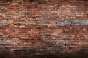 Banner Text Space Copy Texture Background Brickwork Panorama Wall Brick Old Red Brown Dark vintage exposed bricklaying bumpy casual attire concrete