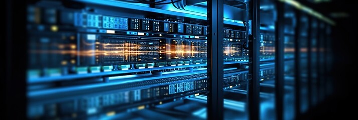 High-speed data network in server room
