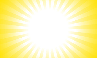 Sunray yellow copy space background. Sunburst vector with copyspace. Burst copy-space