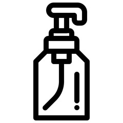 Doodle Spray Outline Icon