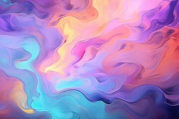 Fototapeta na wymiar effect turbulence Crazy waves rainbow Acid pattern holographic Liquid texture fluid Iridescent background trippy flow wave