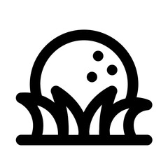 Golf Ball Line UI Icons