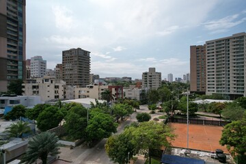 Obraz premium Aerial views from over Barranquilla, Colombia