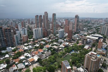 Fototapeta premium Aerial views from over Barranquilla, Colombia