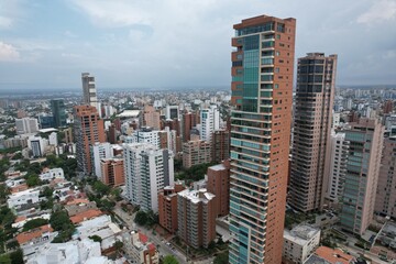 Aerial views from over Barranquilla, Colombia