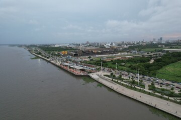 Obraz premium Aerial views from over Barranquilla, Colombia