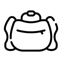 gym bag Line Icon