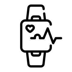 Obraz premium smartwatch Line Icon