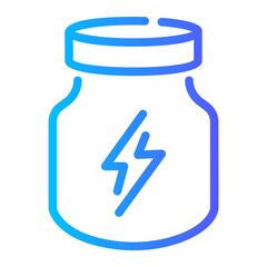 supplements Line Gradient Icon