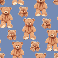 SEAMLES TEDDY BEAR PATTERN 102