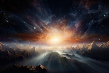 NASA furnished image this Elements travel speed light Galaxy Space explorer wallpaper background graphic outer warp science star celestial deep spiral nebula - obrazy, fototapety, plakaty