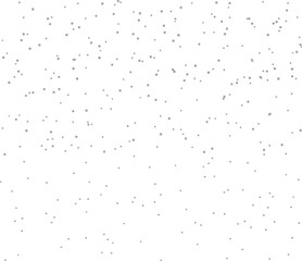 Snow on transparent background vector illustration. Falling snow texture design element.