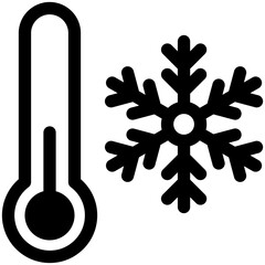 cold thermometer - obrazy, fototapety, plakaty