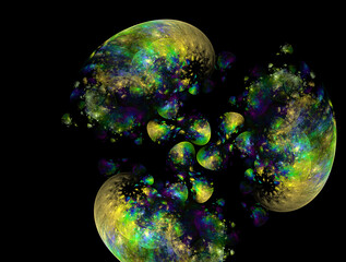 Imaginatory fractal abstract background Image