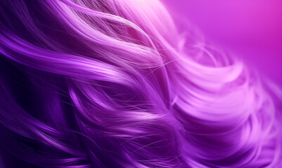 Obraz premium ツヤのある長い髪。AI生成画像