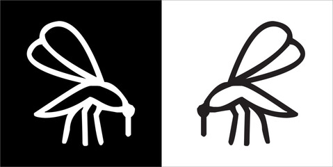 Vector, image of various animals. Black and white with transparent background