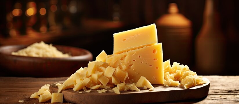Traditional brown cheese from Norway.