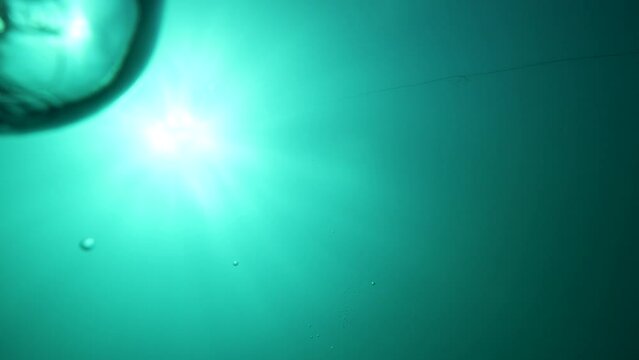 Drowning, Last breath deep underwater. 