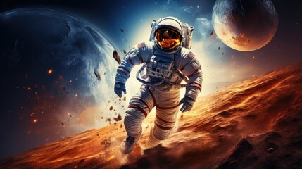 astronaut. Deep space science fiction fantasy image